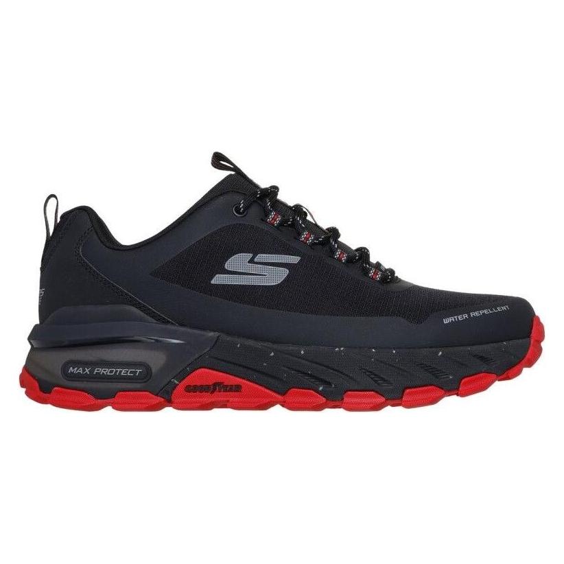 Skechers, Mannen, Sneakers, Max Protect-Promote Track - Schuhe - Herren, Rood, Zwart, (43)
