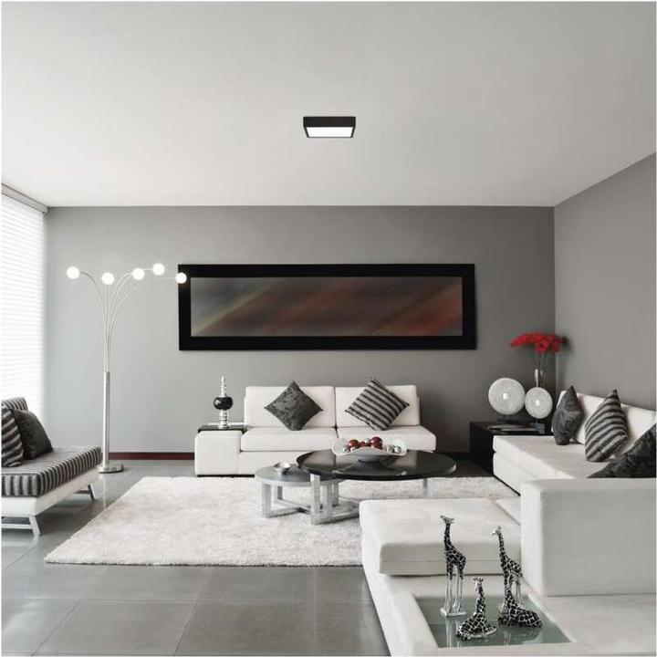 Actual product image Emos Surface-mounted LED light NEXXO, square, black, 21W, with Change CCT (1900 lm)