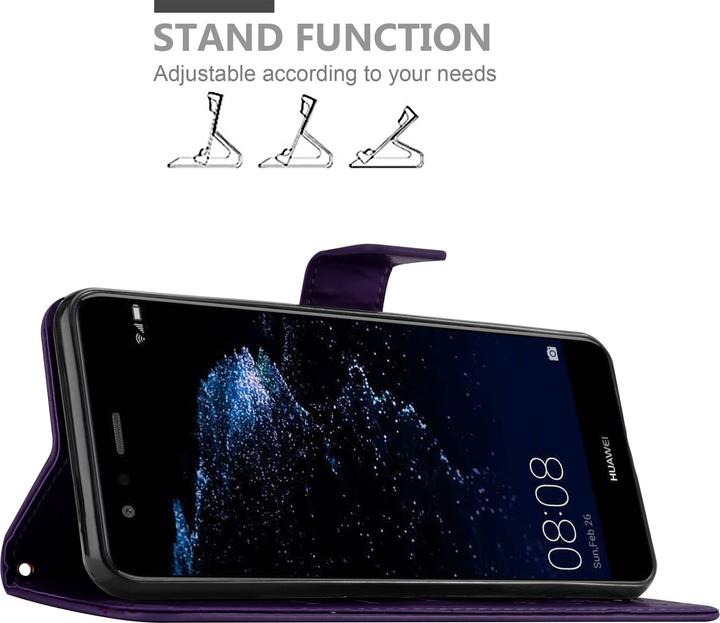 Actual product image Cadorabo Flower Book Cover (Huawei P10 Lite)