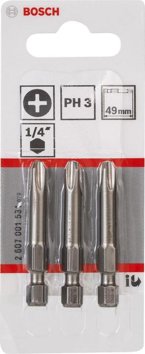 Productafbeelding Bosch Professional Zubehör Dwarsliggende bit PH 3 Accessor (Cross Phillips PH)