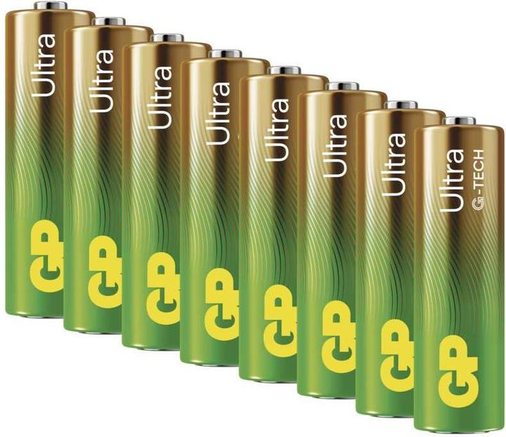 Produktbild GP Batteries GP Alkalick?? baterie ULTRA AA (LR6)- 8ks (8 Stk., AA)