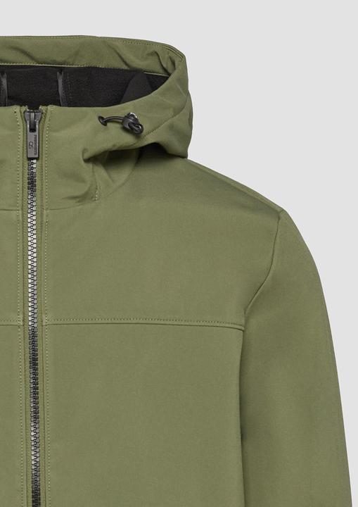 Immagine prodotto S.Oliver Outdoor-Jacke Softshelljacke mit Kapuze und Rippbündchen (L)