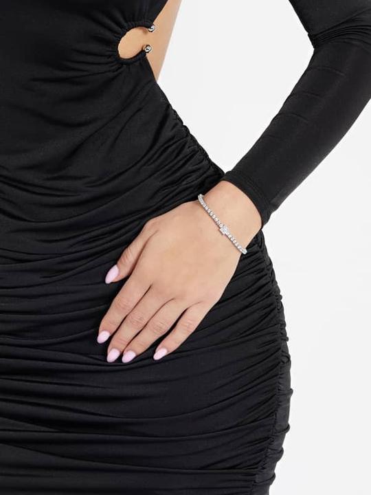Immagine prodotto Guess Bracciale Glitterato Donna Ìs Arm Party JUBB04219JWRHT/U (18.50 cm, Acciaio inossidabile)