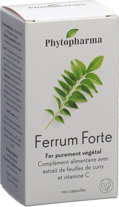 Actual product image Phytopharma Ferrum Forte (100 pcs., Capsules, 89 g)