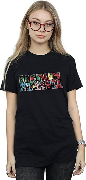 Actual product image Womens/Ladies Characters Cotton Logo Boyfriend T-Shirt (XXL)