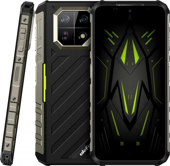 Immagine prodotto Ulefone Smartphone Armor 22 8GB/256GB (nieco zielonkawy) bez ładowarki (256 GB, Verde-Nero, 6.58", Doppia SIM, 4G)