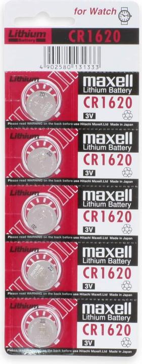 Immagine prodotto Maxell Batteria al litio (5 pz., CR1620, 80 mAh)