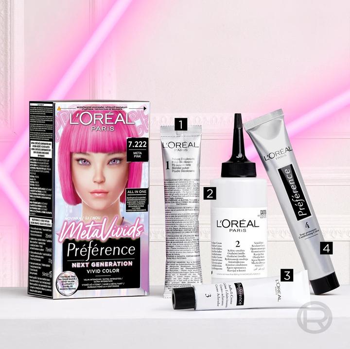 Actual product image L'Oréal Paris Préférence Meta Vivids (Pink)