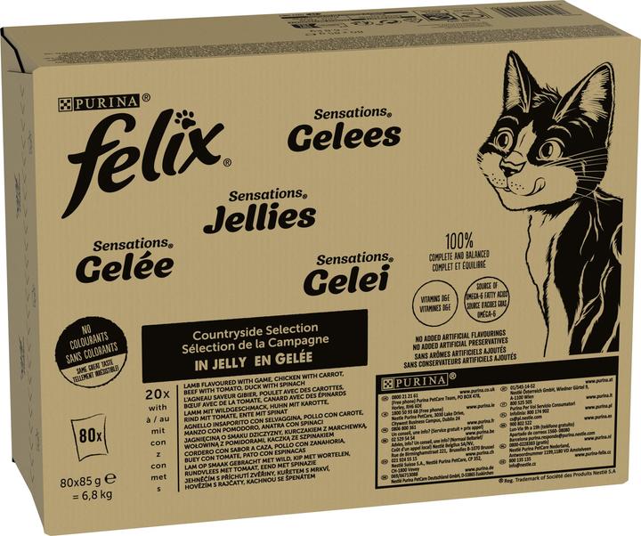 Actual product image Felix Countryside Selection (Adult, 80 pcs., 6800 g)