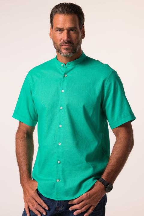 Produktbild JP1880 Hemd, Halbarm, Leinenmix, Stehkragen, Modern Fit (L)