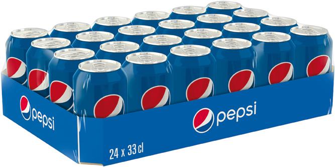 Actual product image Pepsi Regular (24 x 33 cl)