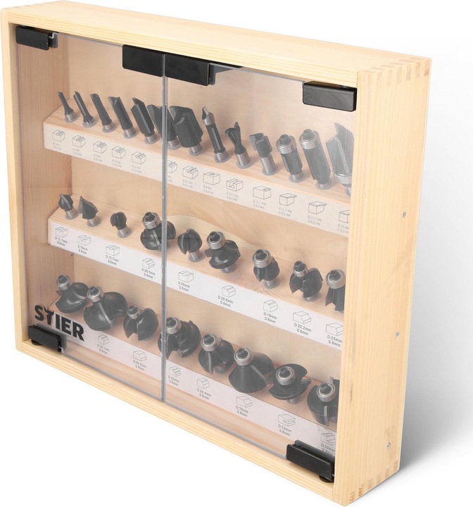 Actual product image Stier Fräsersortiment 30-teilig