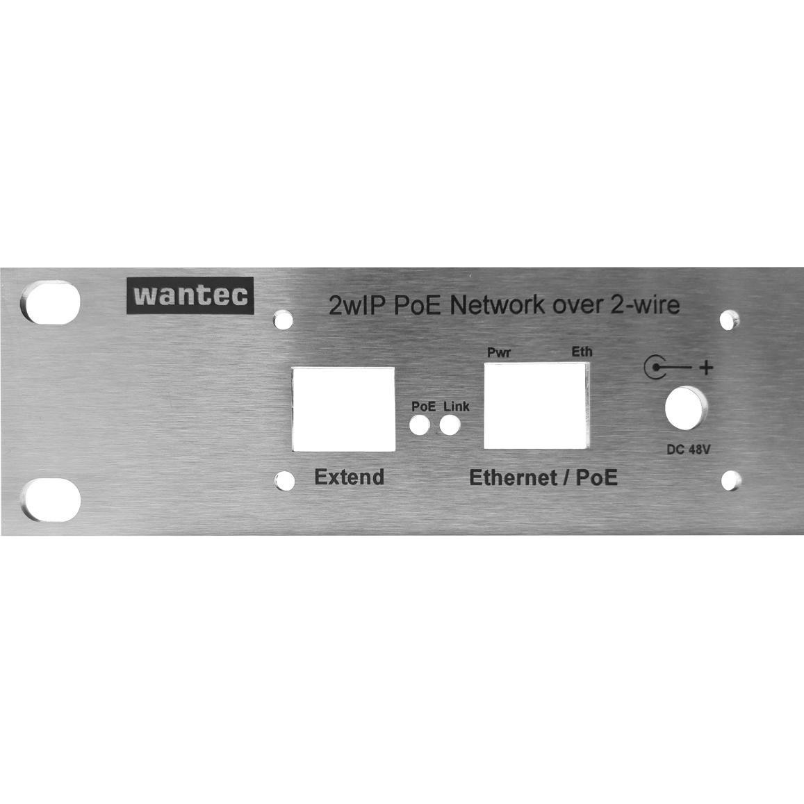 Wantec, Zubehör Gebäudesicherheit, Montageplatte für 4 Adapter der 2wIP D-Serie
