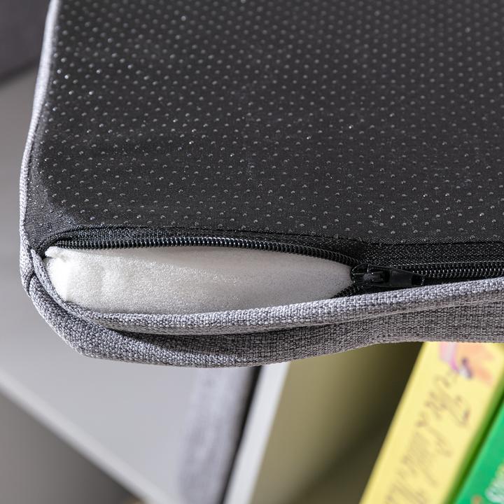 Produktbild Homcom Kinderregal MDF, Polyester Grau (30 x 103 x 62 cm)