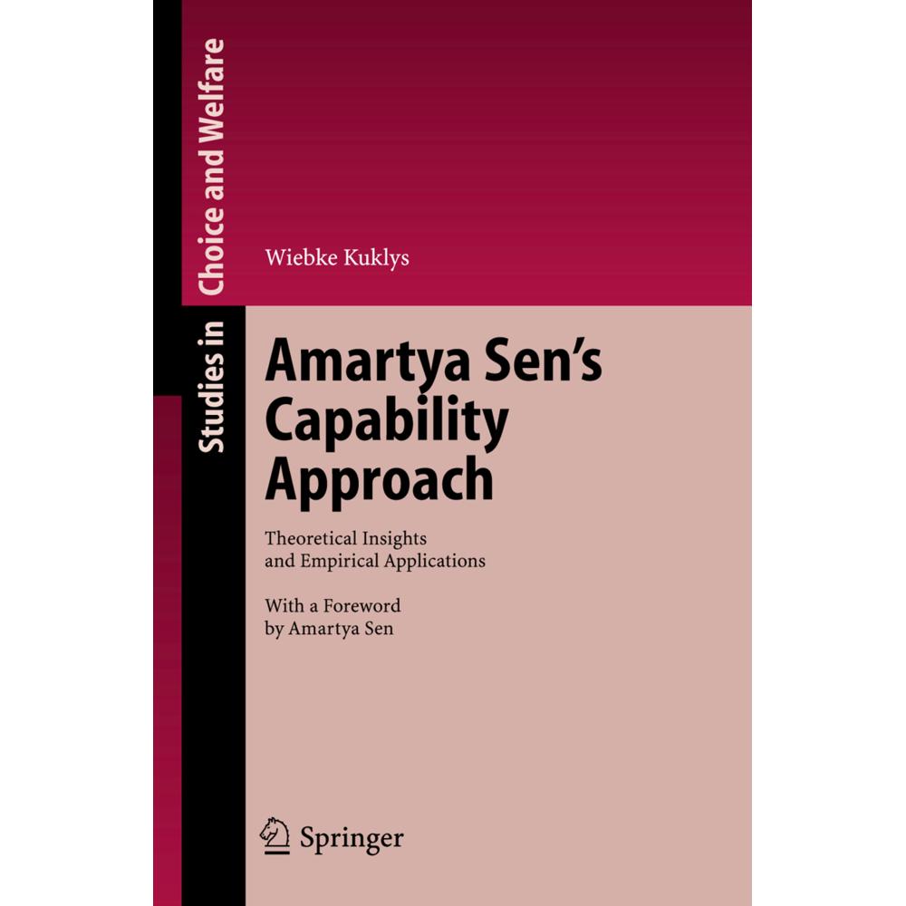 Thumbnail - Amartya Sen's Capability Approach, Fachbücher von Wiebke Kuklys