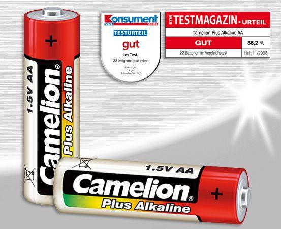 Produktbild Camelion Plus Alkaline LR6 AA 10 Stück (10 Stk., AA, 2700 mAh)
