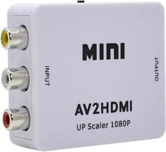 Ueli Express Convertitore adattatore da AV a HDMI (Interruttore video)