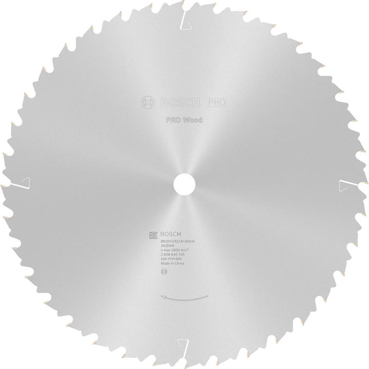 Produktbild Bosch Professional Zubehör PRO Wood Kreissägeblatt, 500 x 3.8 x 30 mm