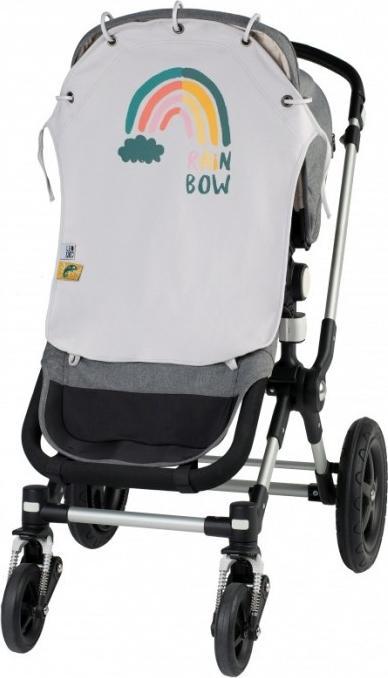 Leokid Sonnen- & Windschutz fr den Kinderwagen, Fancy Rainbow