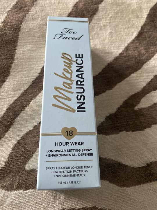 Actual product image Too Faced Makeup Insurance Setting Spray
