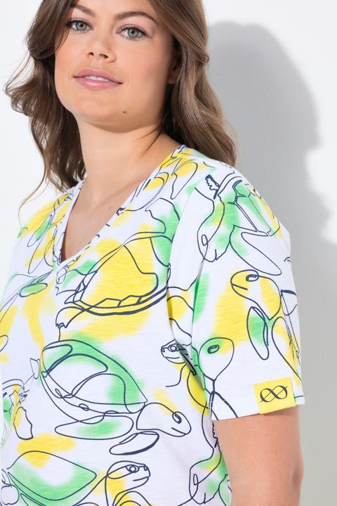 Produktbild Laurasøn T-Shirt, 1/2 Arm, V-Ausschnitt, OEKO-TEX (40)