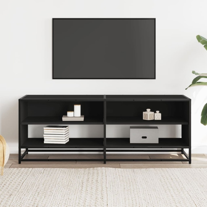 Productafbeelding VidaXL TV-meubel Lowboard TV-meubel TV-tafel Houtmateriaal Metaal