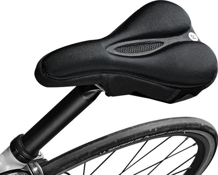 Actual product image Rockbros LF047-S silicone gel bicycle seat cover size M - black