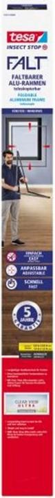 Actual product image tesa FALT insect screen for windows, size-adjustable aluminium frame, foldable (140 x 140 cm, 80 x 80 cm)