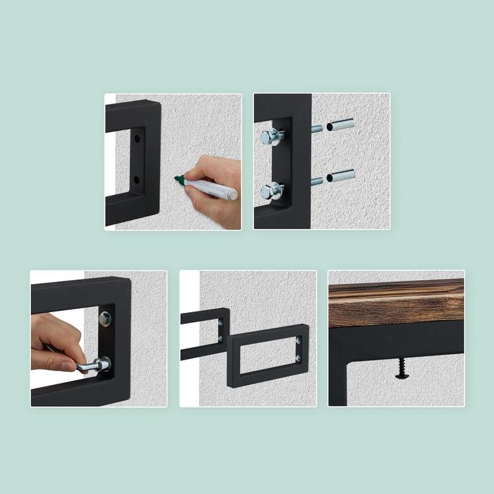 Actual product image Relaxdays 2x wall console