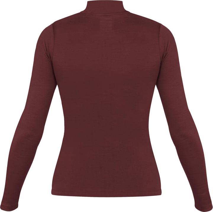 Actual product image Normani Ladies' merino longsleeve with stand-up collar "Romsey" - 9561 (XS)