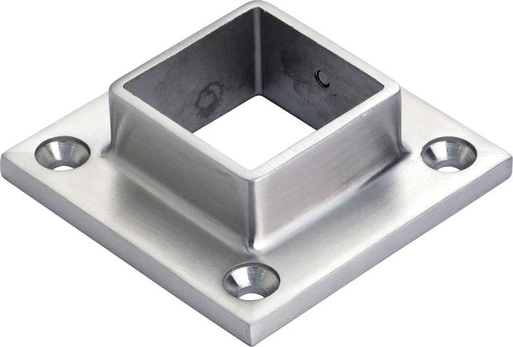 Produktbild Croso Flansch für Vierkantrohr 40 x 40 mm, Edelstahl V4A (1 Stk.)