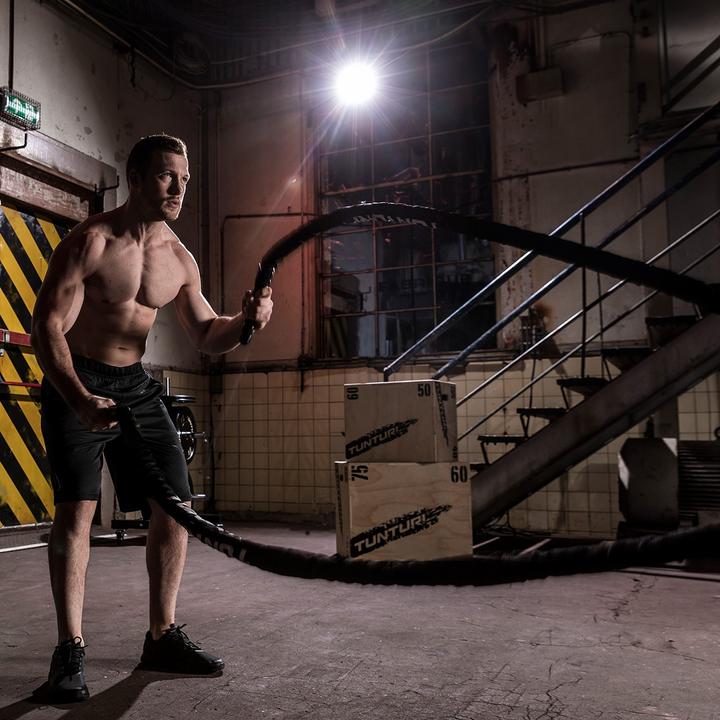 Produktbild Tunturi Pro Battle Rope Mit Schutzhülle 15 m