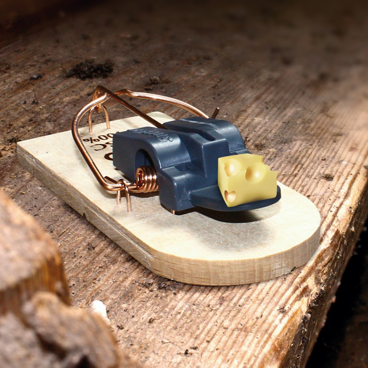 Productafbeelding Super Cat Holz-Mausefalle Set