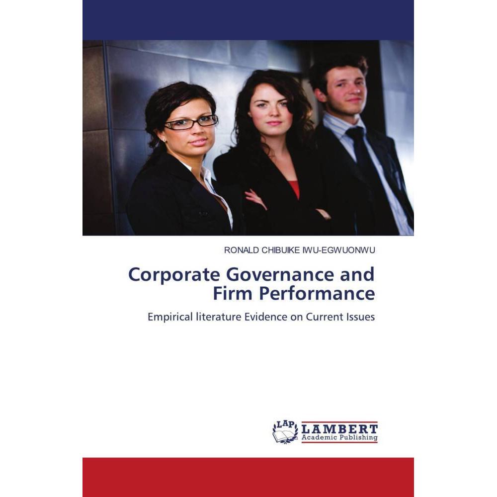 Corporate Governance and Firm Performance, Fachbücher