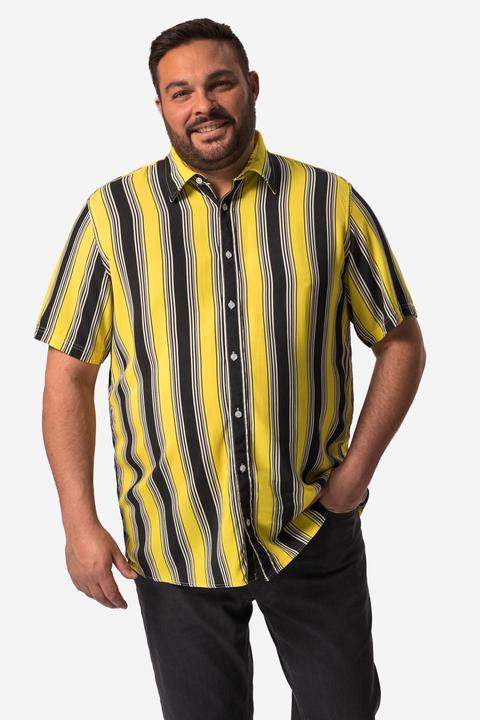 Produktbild Men+ Hemd, Halbarm, Bauchfit, Streifen, Kentkragen, Comfort Fit (L)