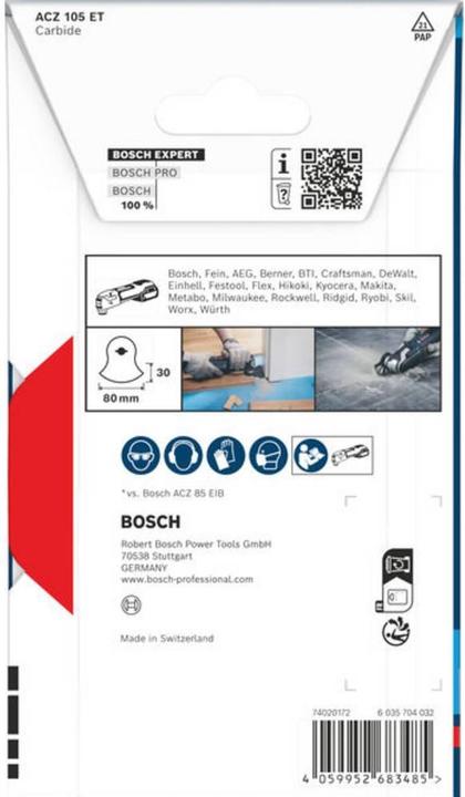 Productafbeelding Bosch Professional Zubehör Lama per Sega Multimateriale Segmentata Expert