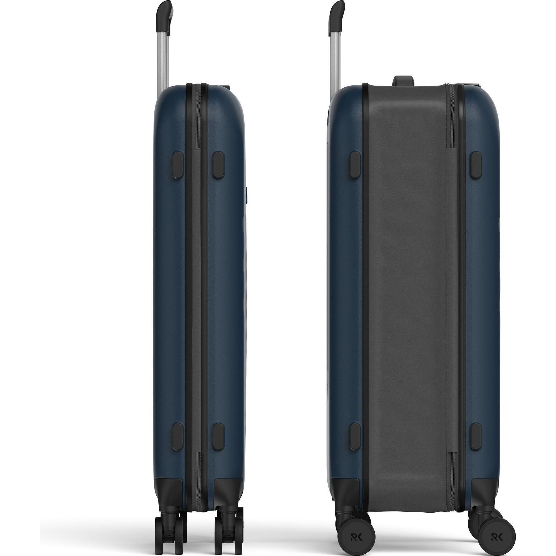 Thumbnail - Rollink, Koffer, Harde koffer / Trolley / Reiskoffer - Vega 360 - 76 cm - Blauw, Blau, (105 l, L (90 - 115l))