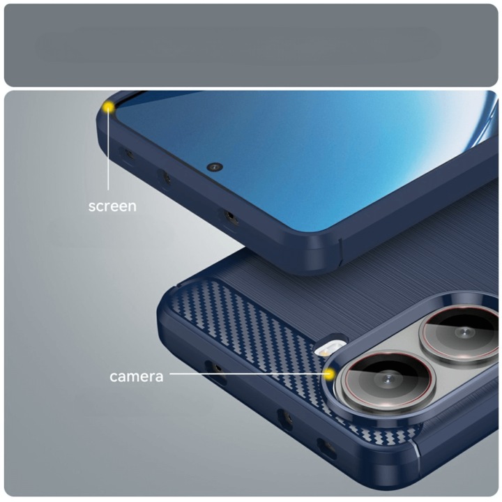 Produktbild Cover-Discount Metall Carbon Look (Xiaomi Poco X7 Pro)