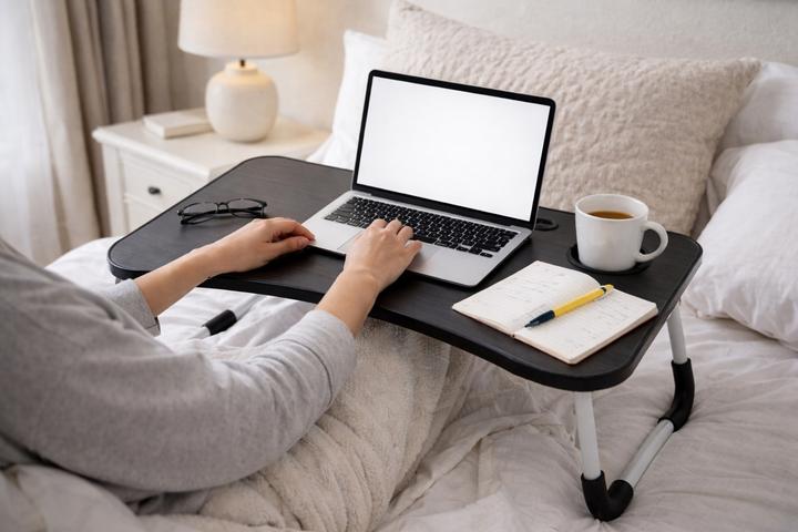 Produktbild Mojawo Betttisch Frühstückstablett Serviertablett Laptoptisch Tablettisch