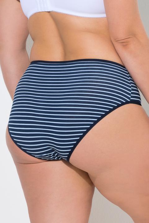 Produktbild Ulla Popken Midislips, 5er-Pack, feine Streifen (50, 5er Pack)