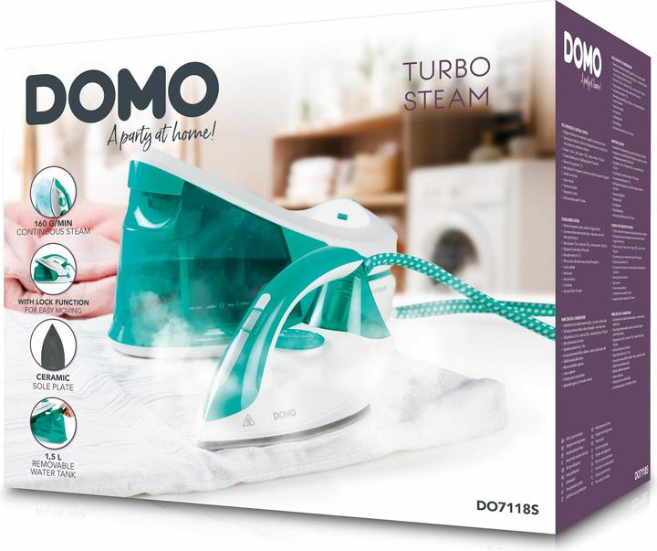 Productafbeelding Domo STOOMCENTRALE DO7118S (2400 W, 250 g/min)