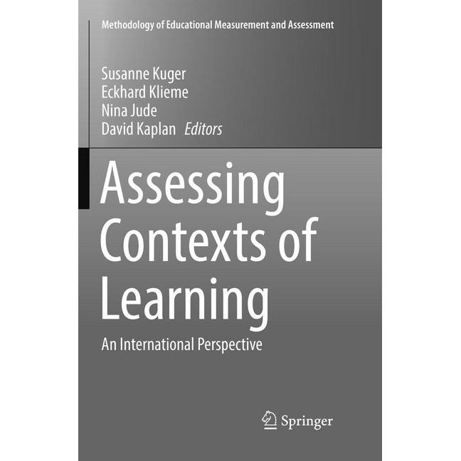Thumbnail - Assessing Contexts of Learning, Fachbücher von David Kaplan, Eckhard Klieme, Nina Jude, Susanne Kuger