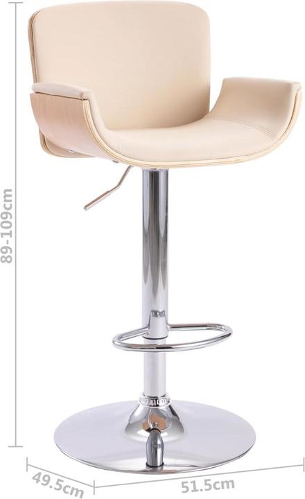 Actual product image VidaXL Chaise de bar