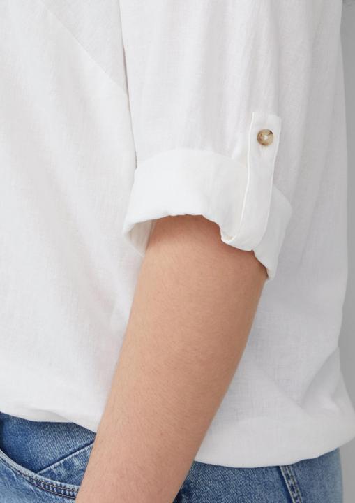 Immagine prodotto s.Oliver Bluse Leinenmix-Bluse mit Turn-up (46)