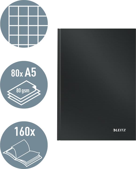 Actual product image Leitz Solid (A5, Checked, Hardcover)