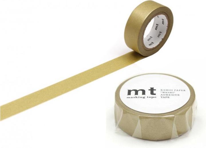 MT Ruban adhésif Washi Tape Basic Gold uni