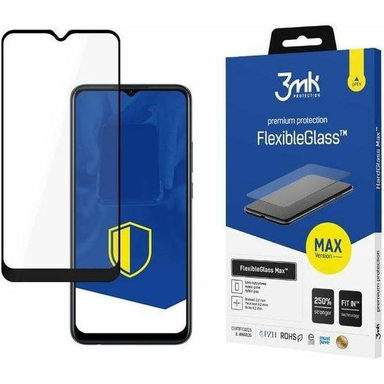 3MK FlexibleGlass Max Oppo A15/A15S Juoda/Juodas (1 Stück, Oppo A15), Smartphone Schutzfolie, Schwarz