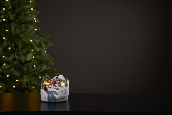 Image du produit Star Trading LED-Innendekoration "Billy", Tanne/Santa, Timer