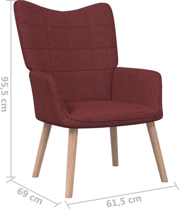 Produktbild vidaXL Relaxsessel mit Hocker