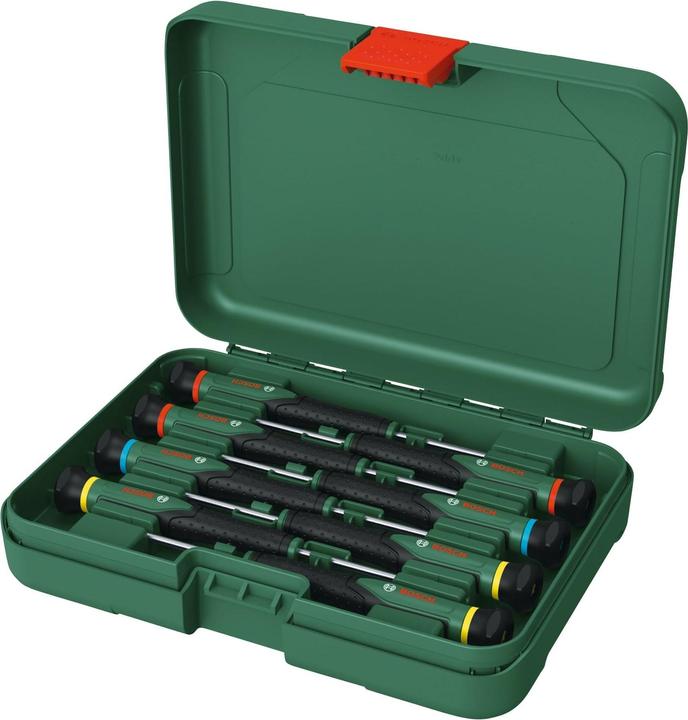 Produktbild Bosch Professional BOSCH Präzisionsschraubendreher Set, 1600A02Z9M, 8-teilig (Schlitzschrauben)